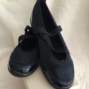 SPARKLY DRESS SHOES NAVY